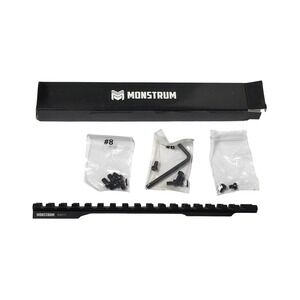 Monstrum RM153 Picatinny Rail Mount for Remington 700 Long Action Matte Black